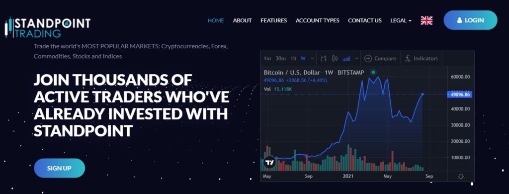 Standpoint Trading website