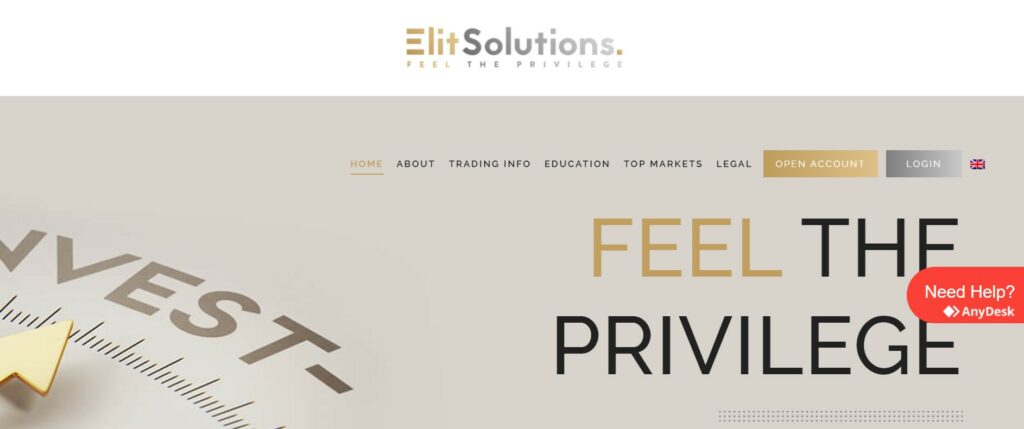 ElitSolutions website