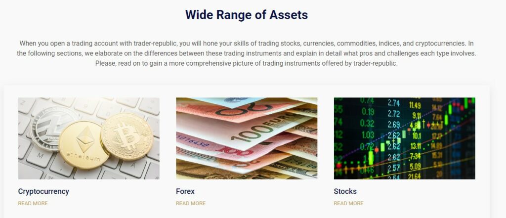 TraderRepublic Asset Offerings