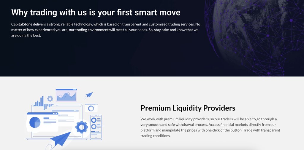 Capital Stone screenshot - CryptocyNews.com Capital Stone screenshot
