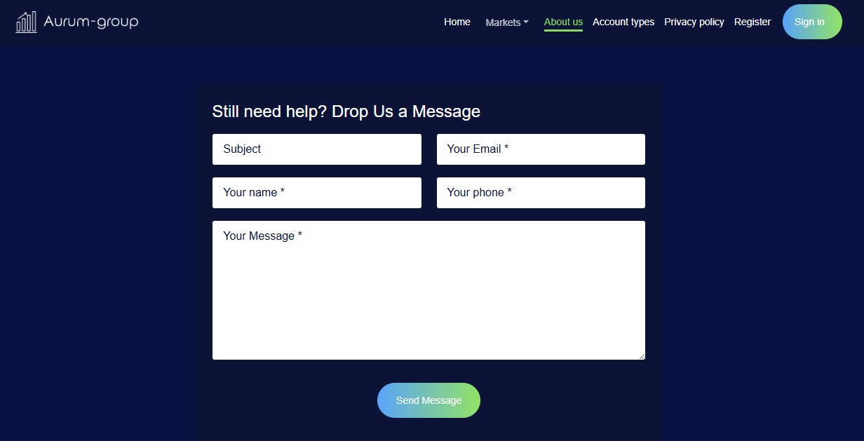 AURUM GROUP Customer Support